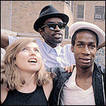 Debbie Harry with Fab Five Freddie and Grandmaster Flash